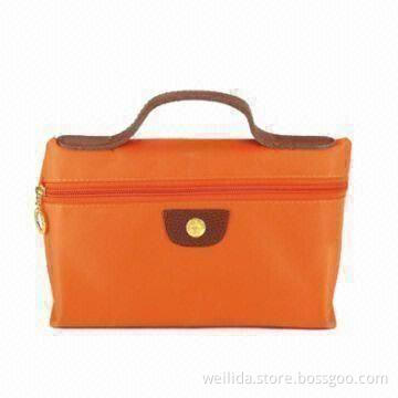 210D Polyester Cosmetic Bag, Measures 23 x 1.5cm, Customized Logos, Sizes and Designs are Welcome